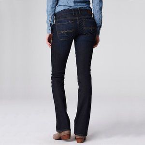 Lucky Brand Cate Slim Boot Stretch Denim Jeans Dark Reign Wash 10/30 Regular